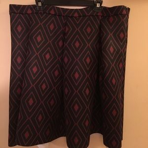 - Ashley Stewart tribal skirt. Scuba fabric
